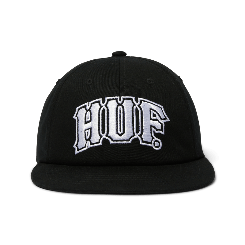 HUF Classic Arch Snapback Black/White
