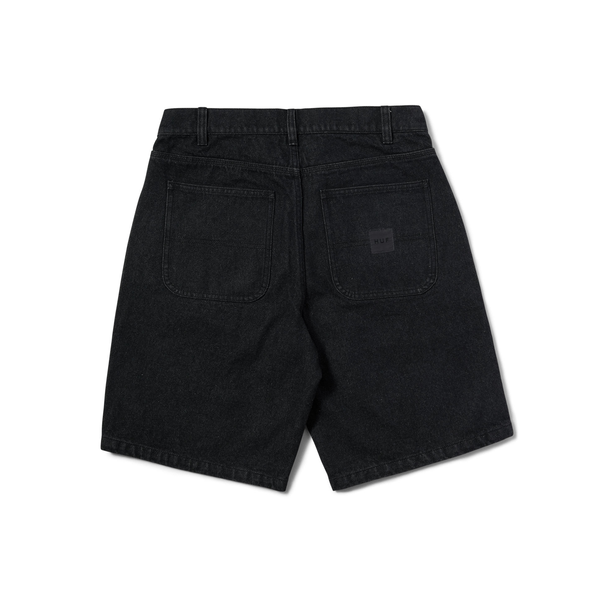 HUF Classic H Double Knee Denim Short Black Denim