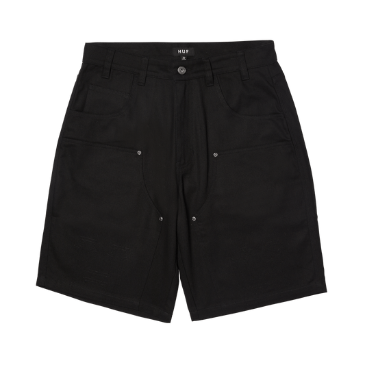 HUF Classic H Double Knee Work Short Black