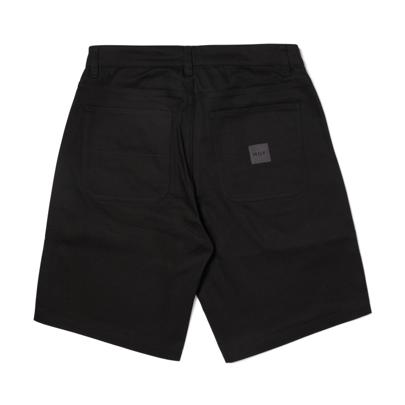 HUF Classic H Double Knee Work Short Black