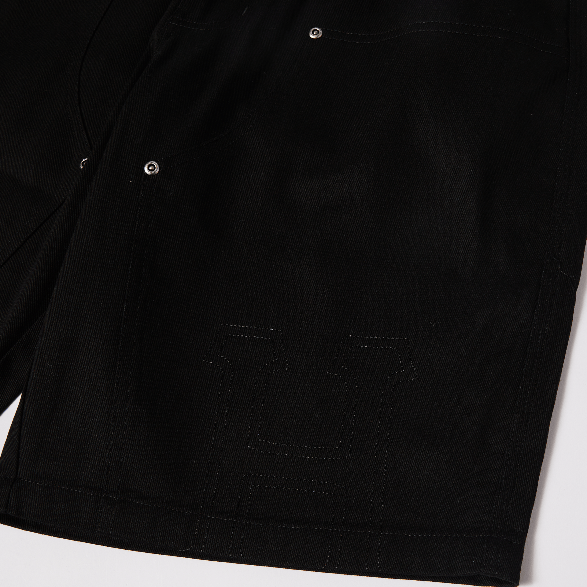 HUF Classic H Double Knee Work Short Black