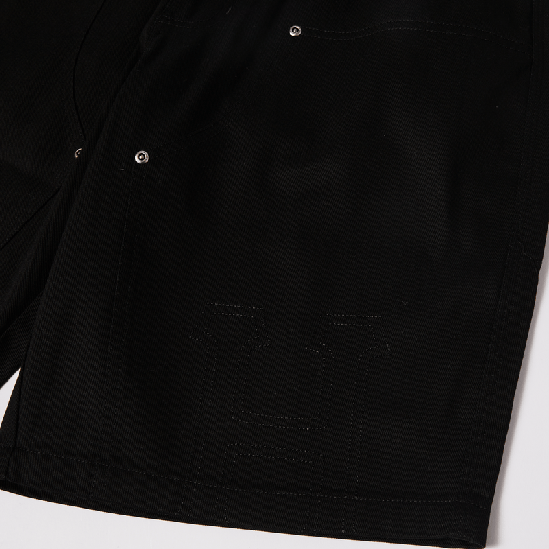 HUF Classic H Double Knee Work Short Black