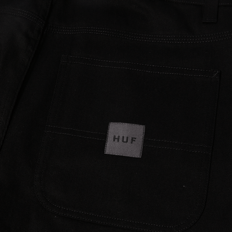 HUF Classic H Double Knee Work Short Black