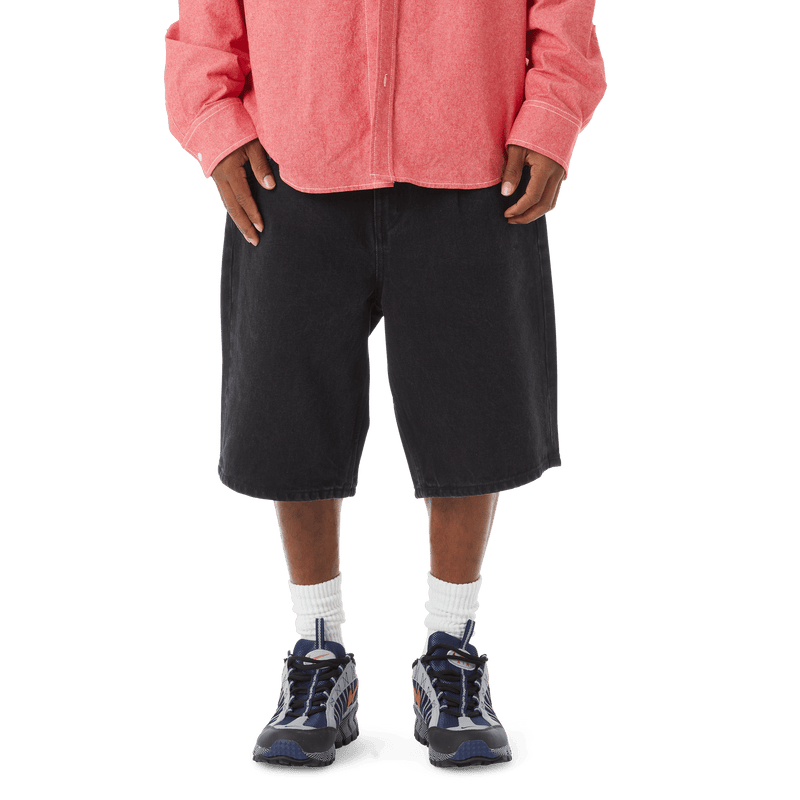 HUF Classic H Double Knee Work Short Black