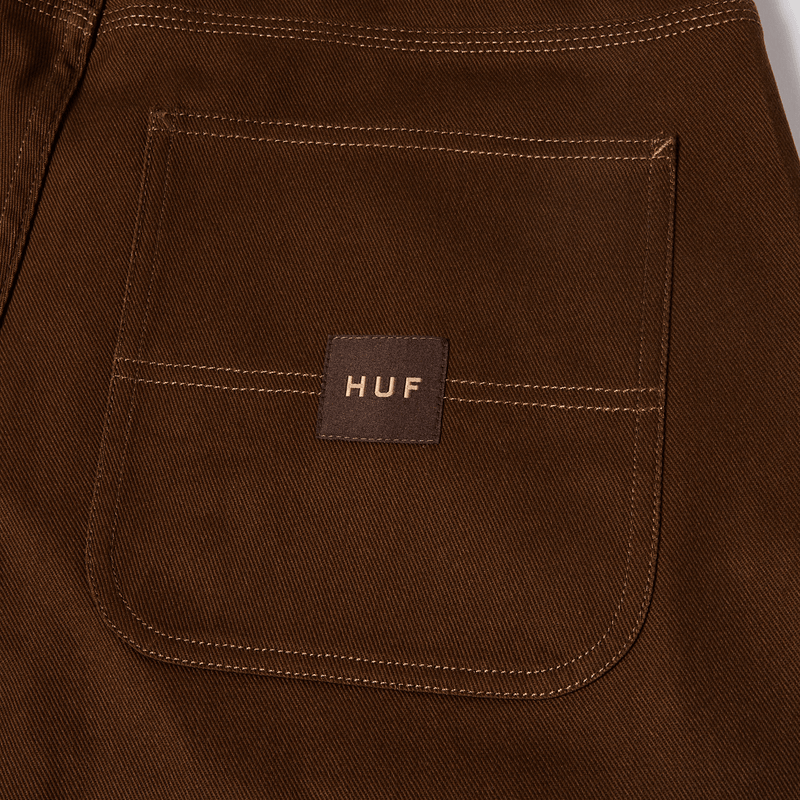 HUF Classic H Double Knee Work Short Brown