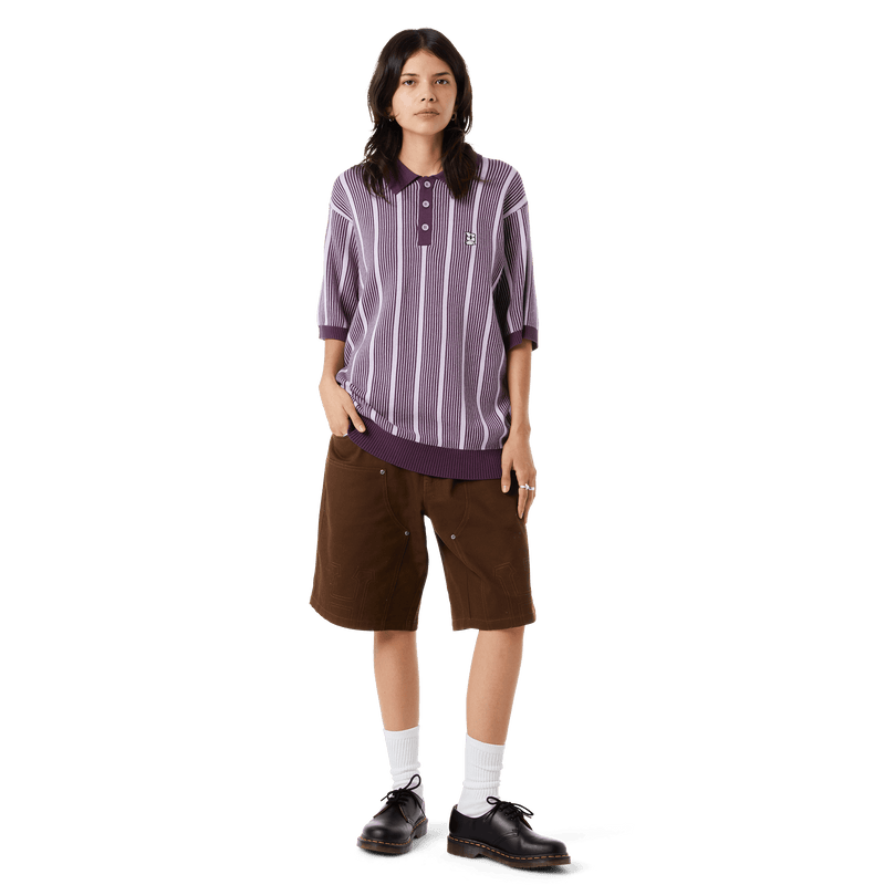 HUF Classic H Double Knee Work Short Brown