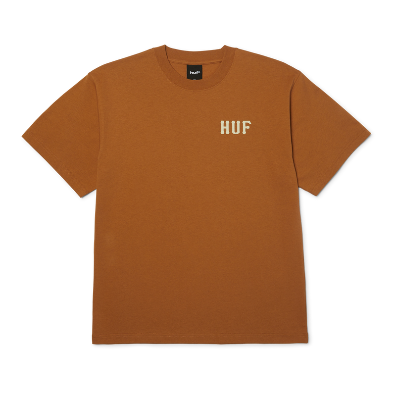 HUF Classic H T-Shirt Brown Sugar/Cream