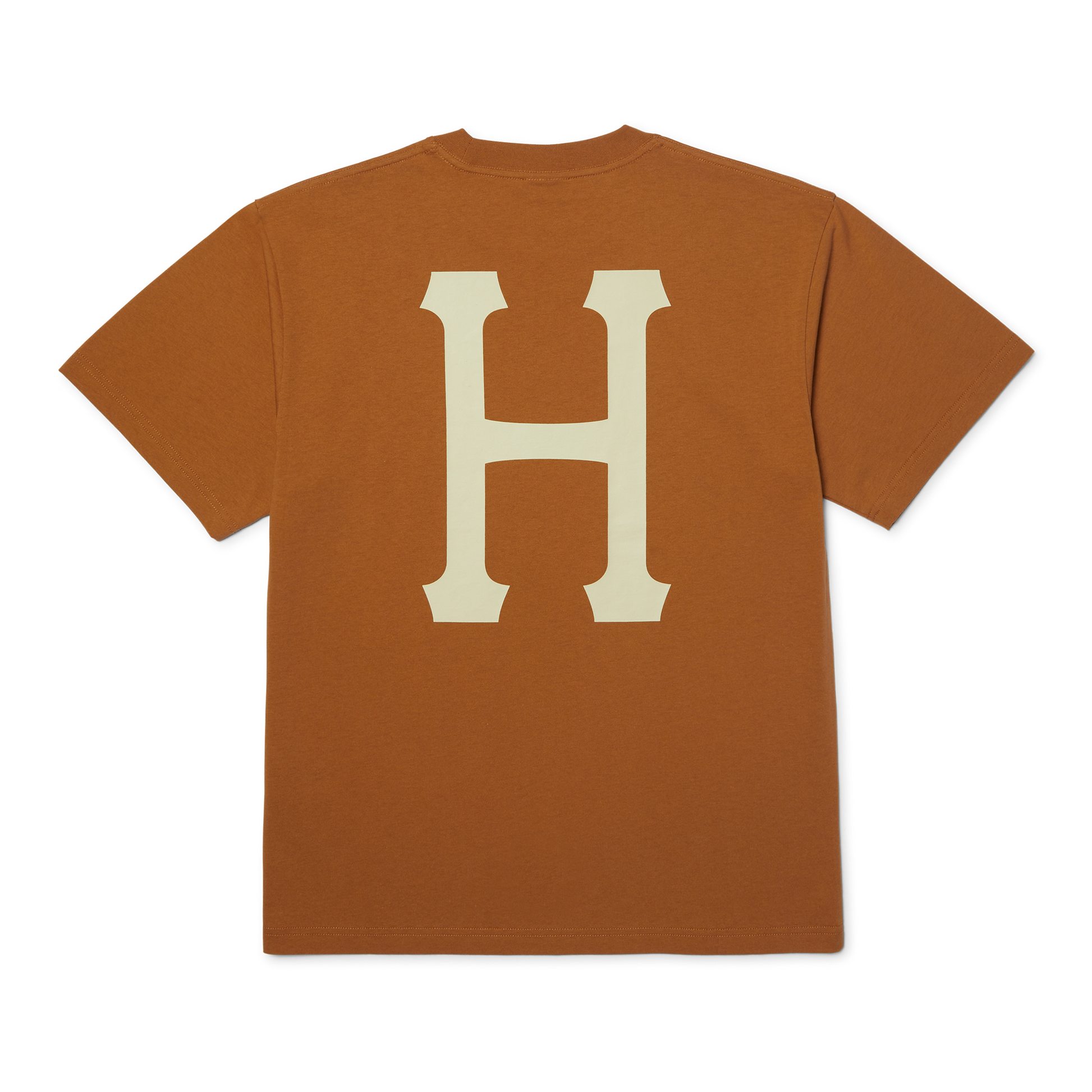 HUF Classic H T-Shirt Brown Sugar/Cream