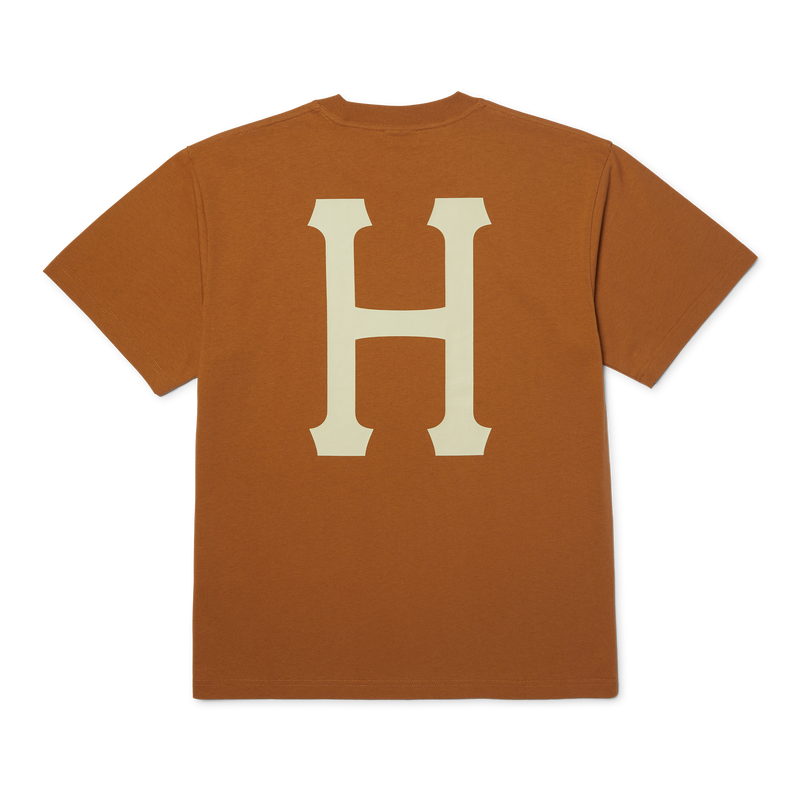 HUF Classic H T-Shirt Brown Sugar/Cream