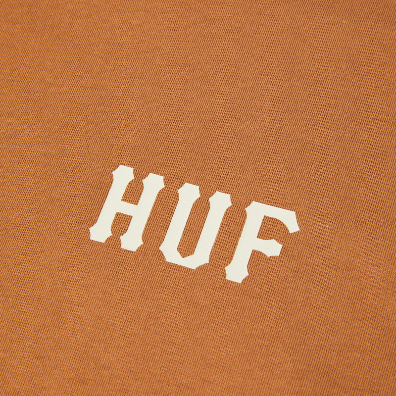HUF Classic H T-Shirt Brown Sugar/Cream