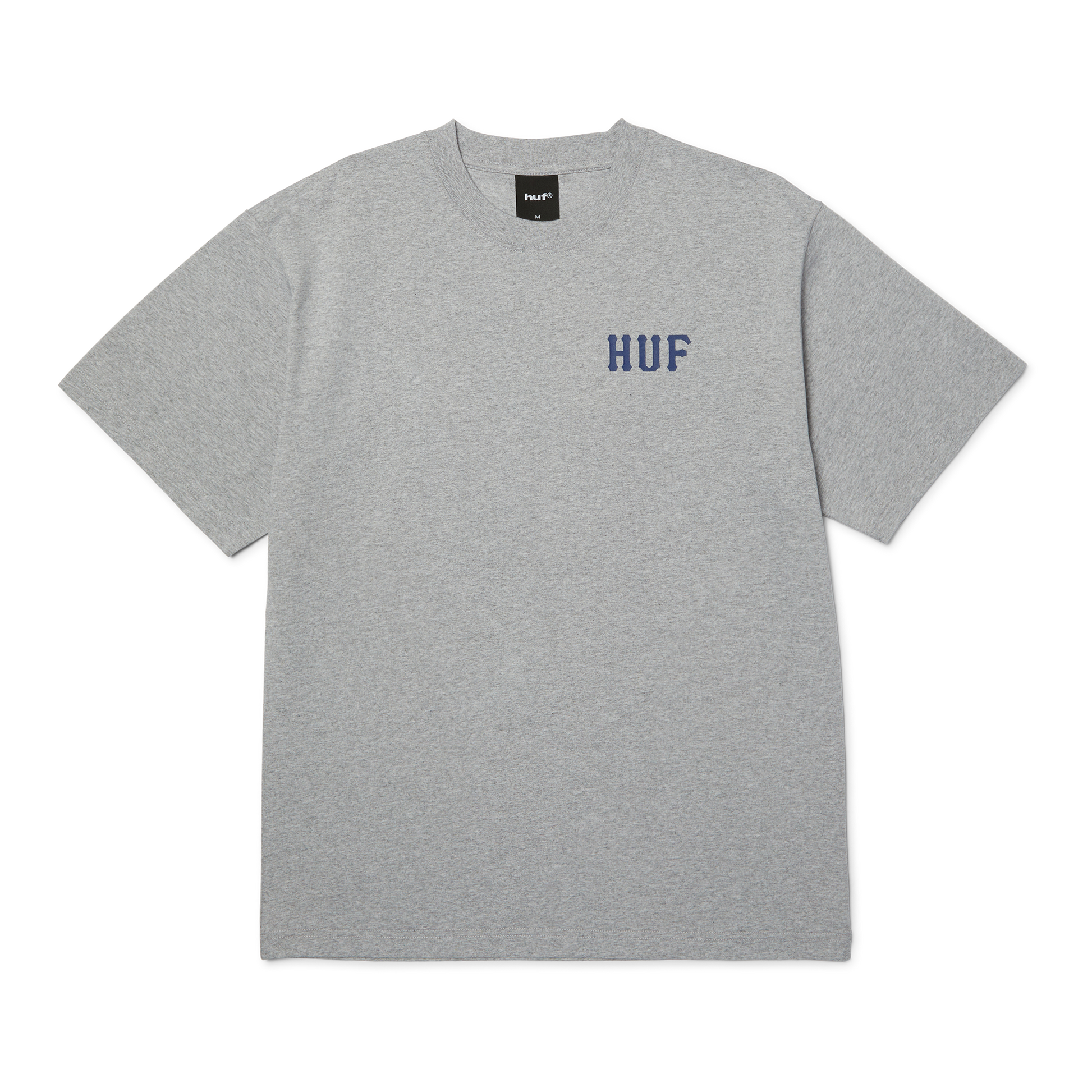 HUF Classic H T-Shirt Heather Grey/Navy