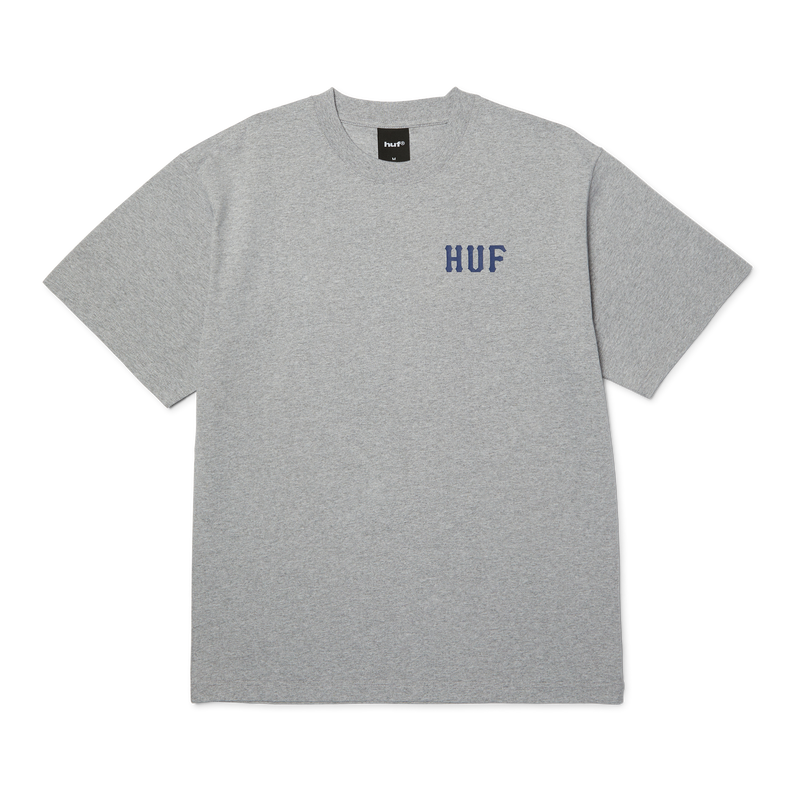 HUF Classic H T-Shirt Heather Grey/Navy
