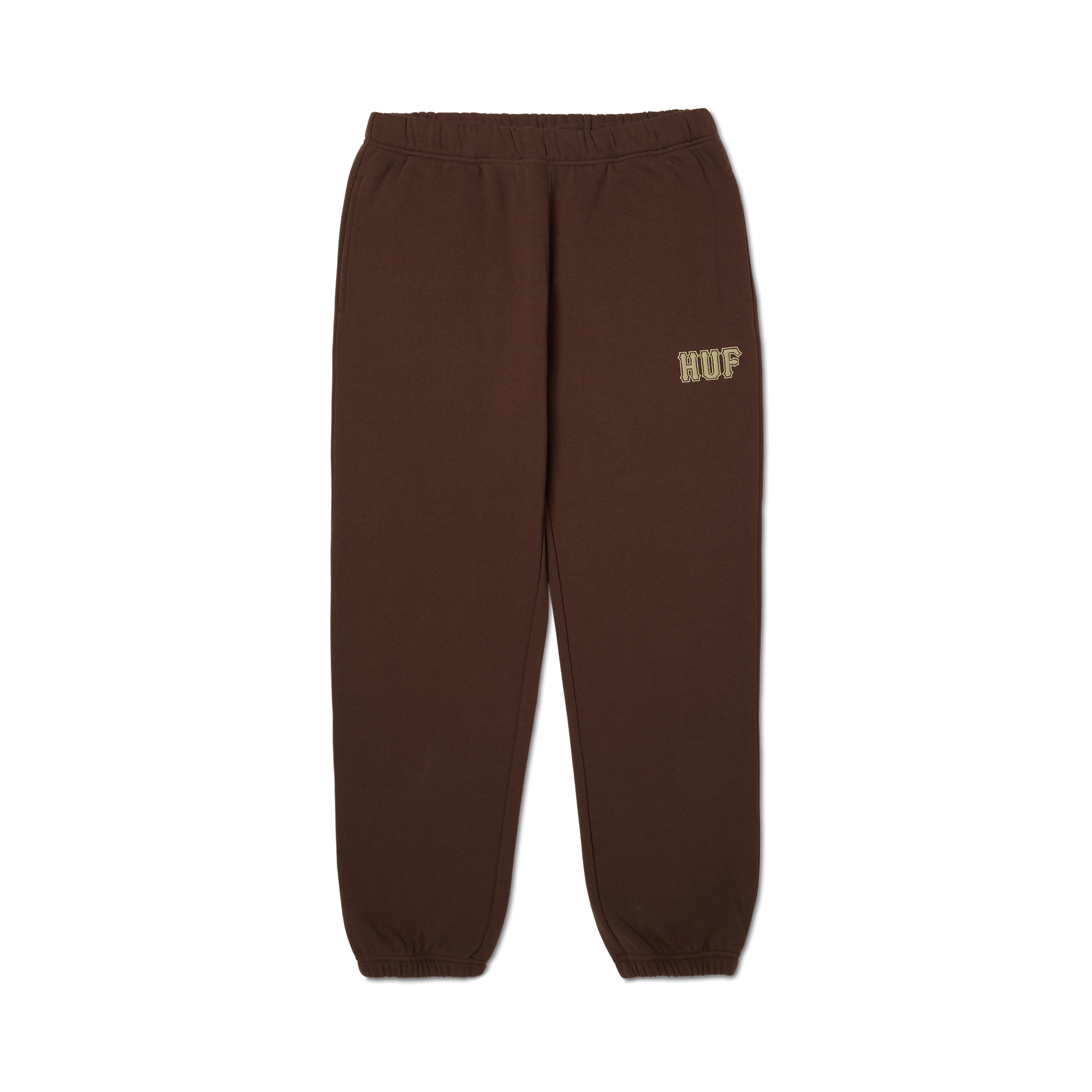 Huf Classic Logo Fleece Pant Chocolate