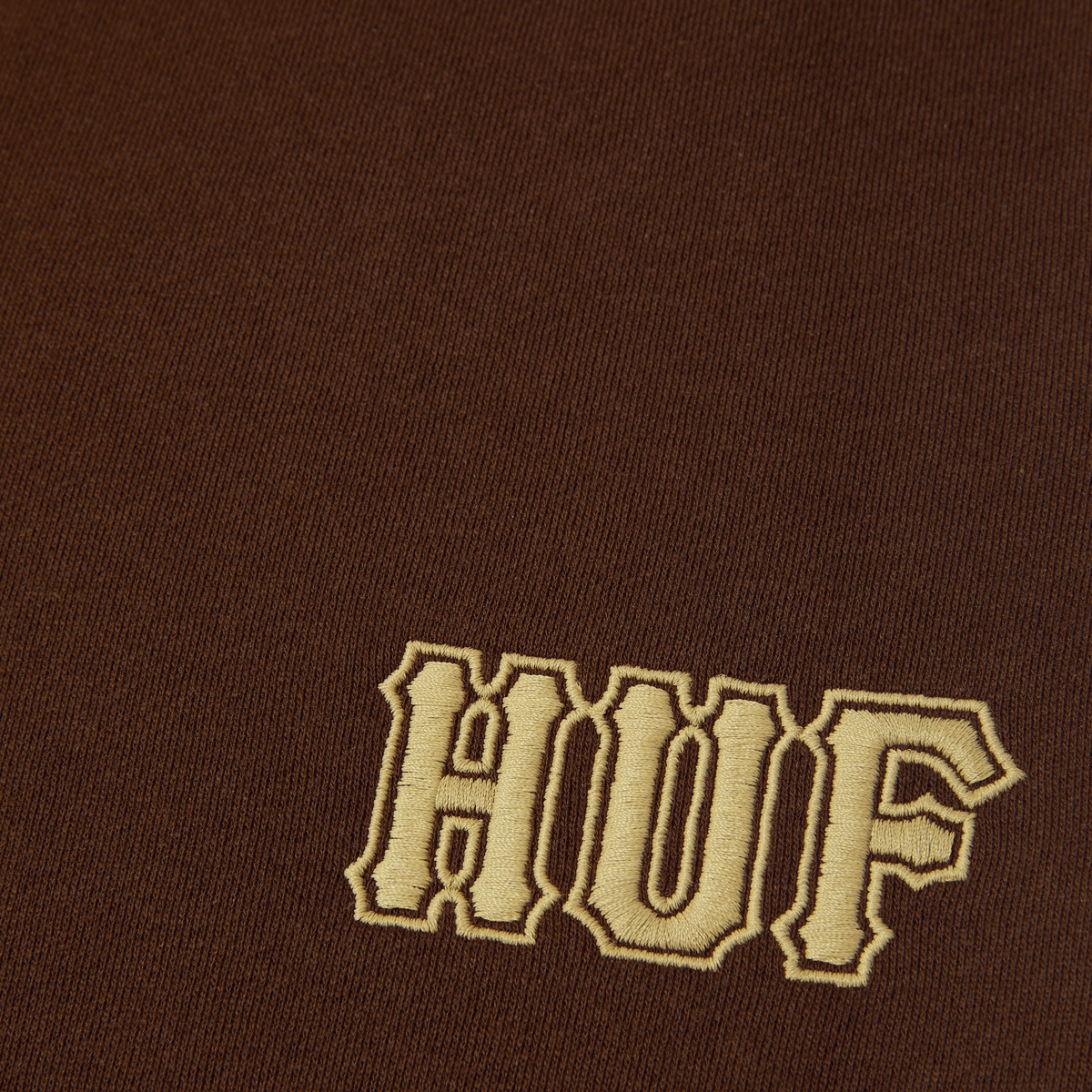 Huf Classic Logo Fleece Pant Chocolate
