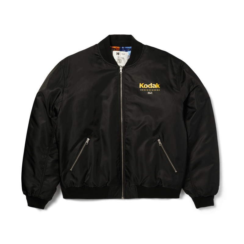 Huf x Kodak Collage Bomber Jacket Black