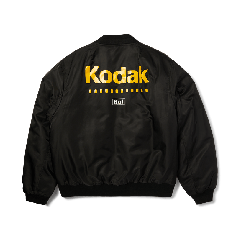 Huf x Kodak Collage Bomber Jacket Black