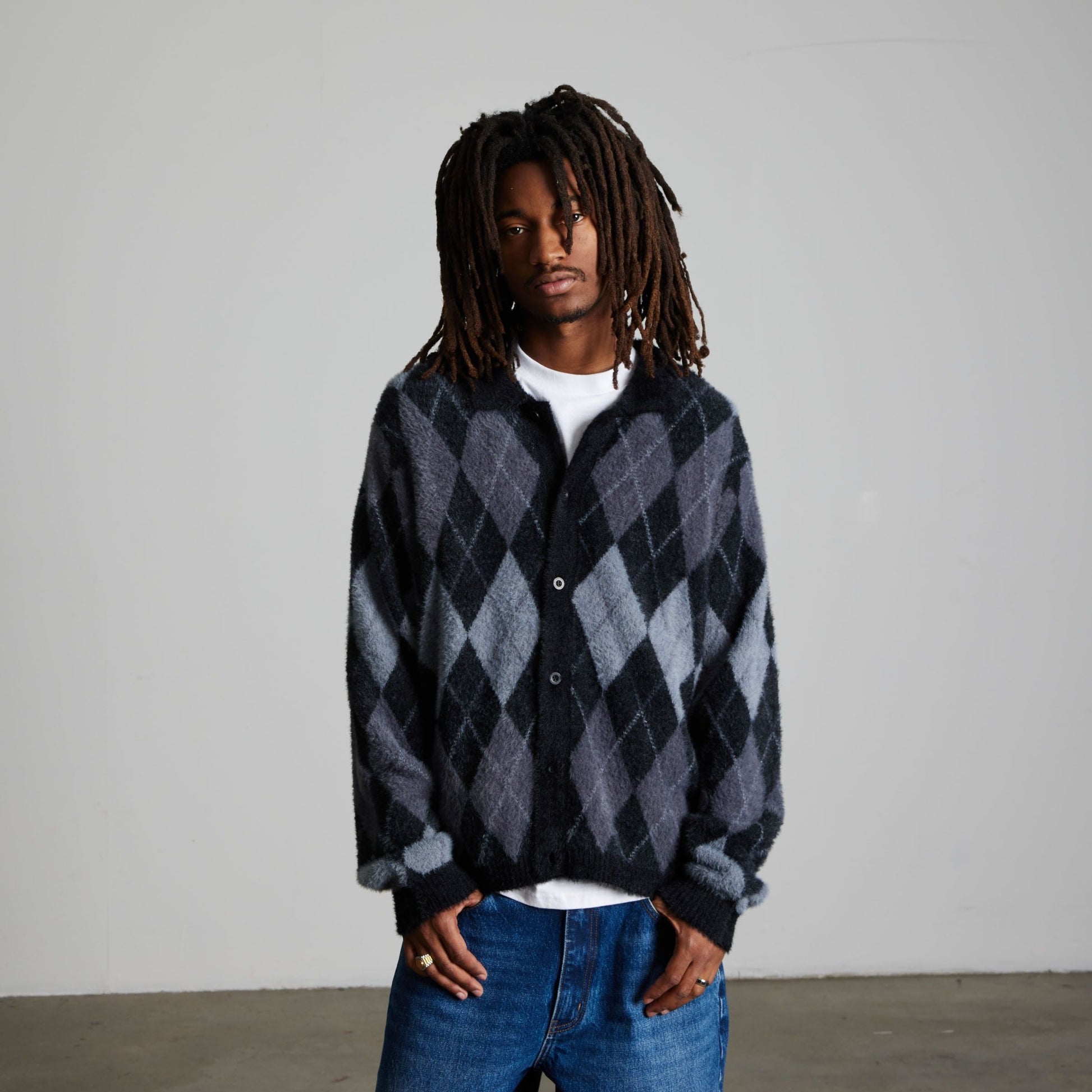 Huf Cooper Mohair Sweater Black