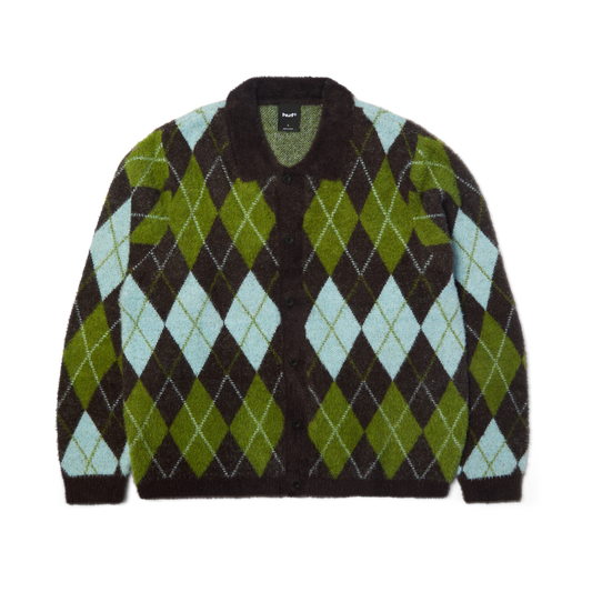 Huf Cooper Mohair Sweater Dark Brown