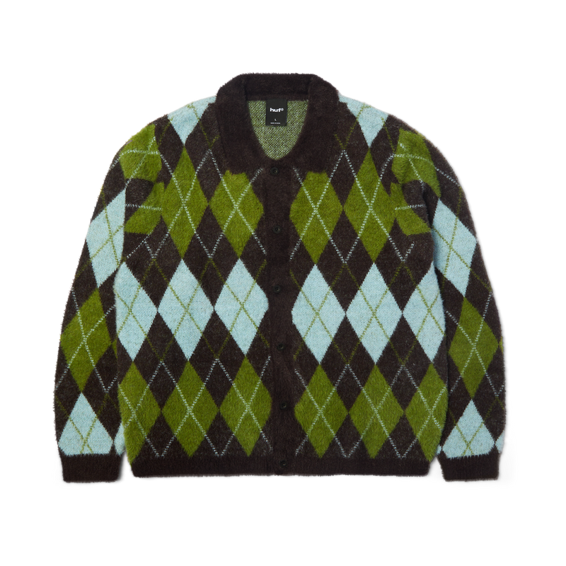 Huf Cooper Mohair Sweater Dark Brown