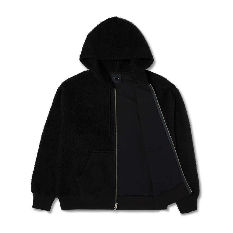 HUF Corso Heavyweight Full-Zip Hoodie Black