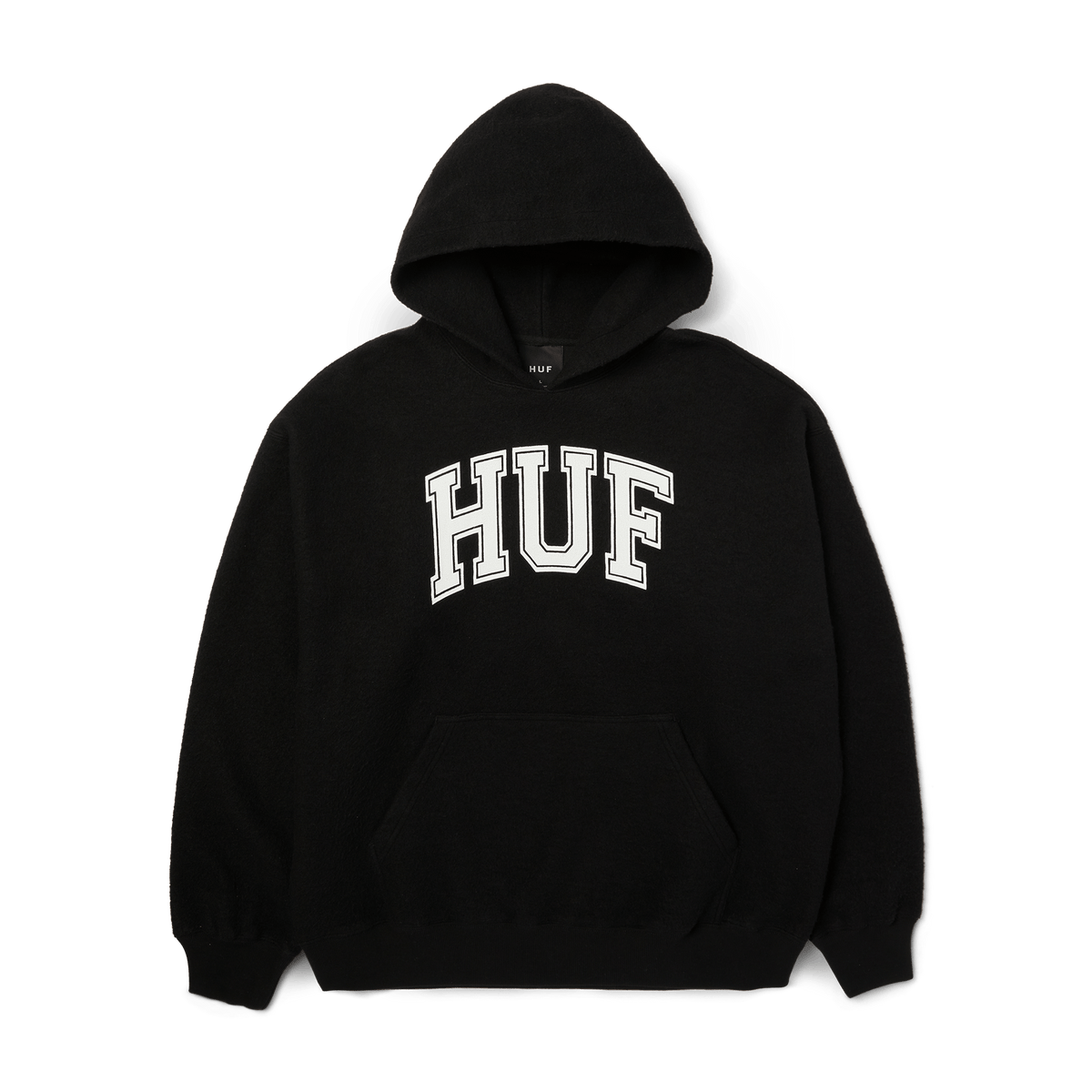 Huf Cracked Arch Inside Out Hoodie Black