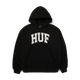 Huf Cracked Arch Inside Out Hoodie Black