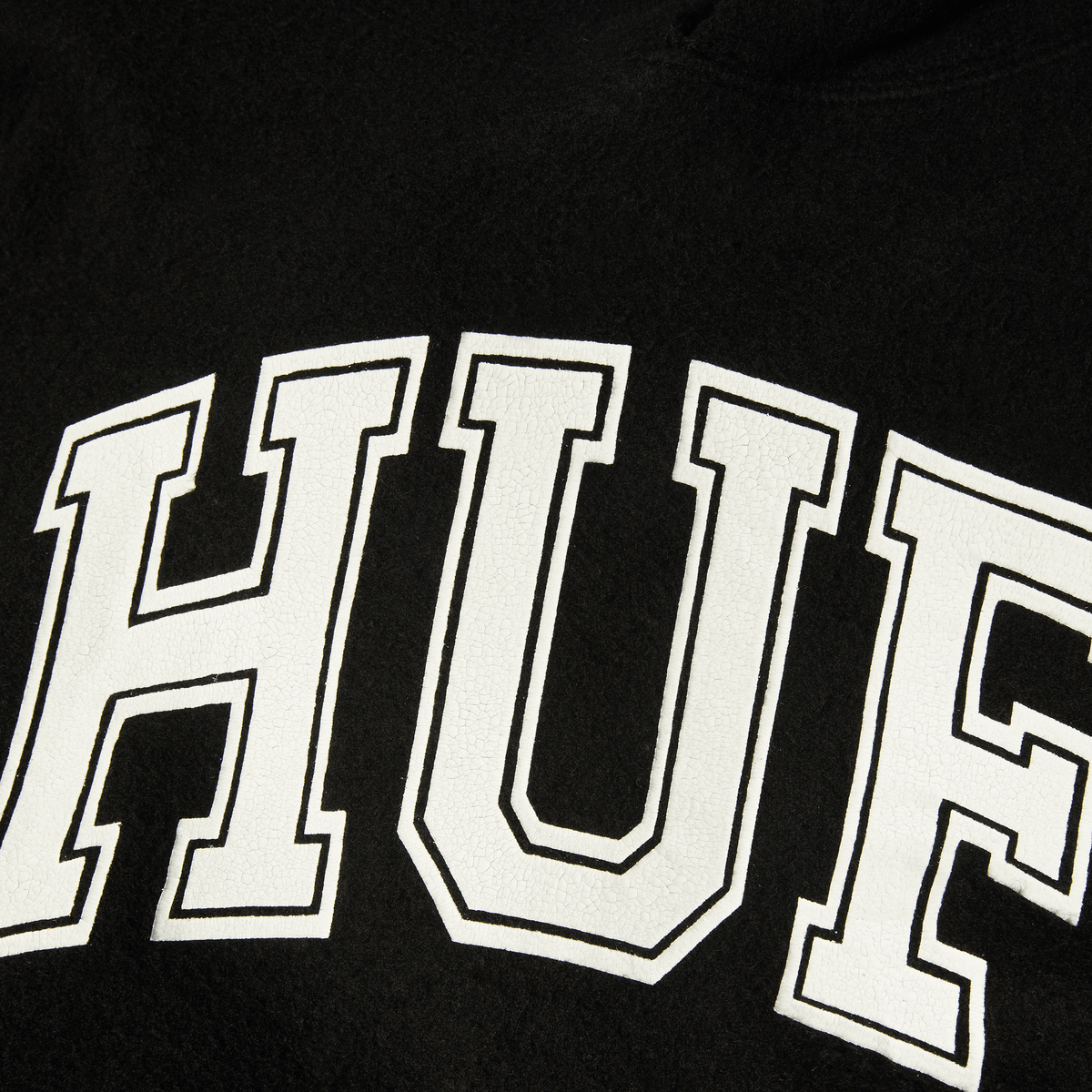 Huf Cracked Arch Inside Out Hoodie Black