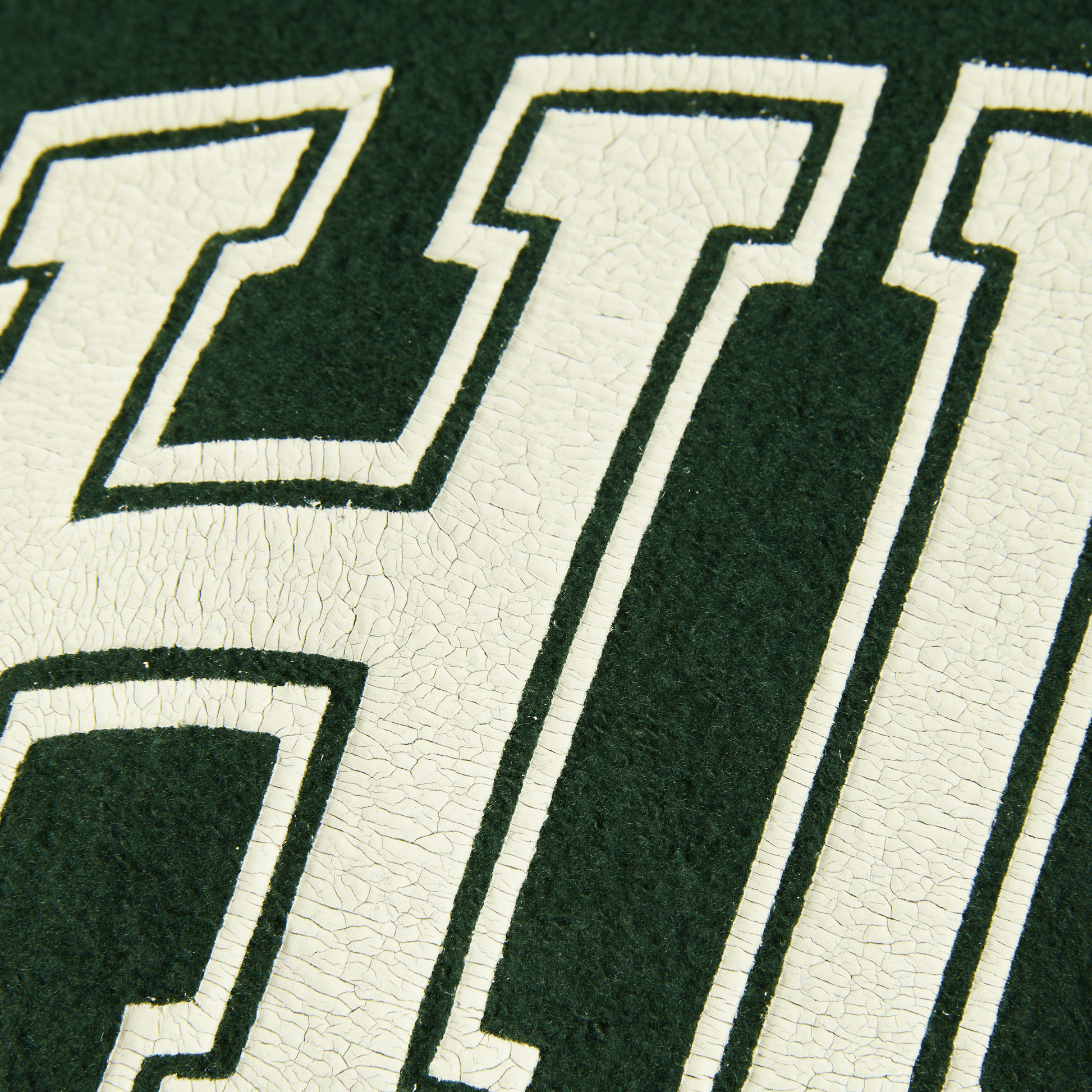 Huf Cracked Arch Inside Out Hoodie Forest Green