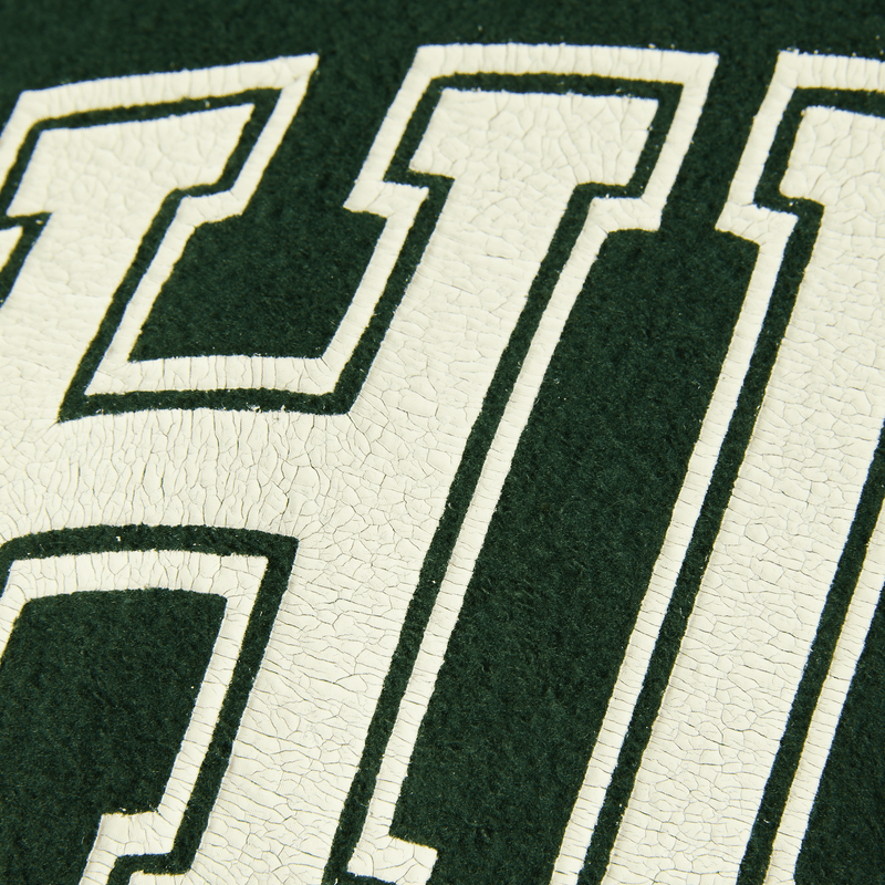 Huf Cracked Arch Inside Out Hoodie Forest Green
