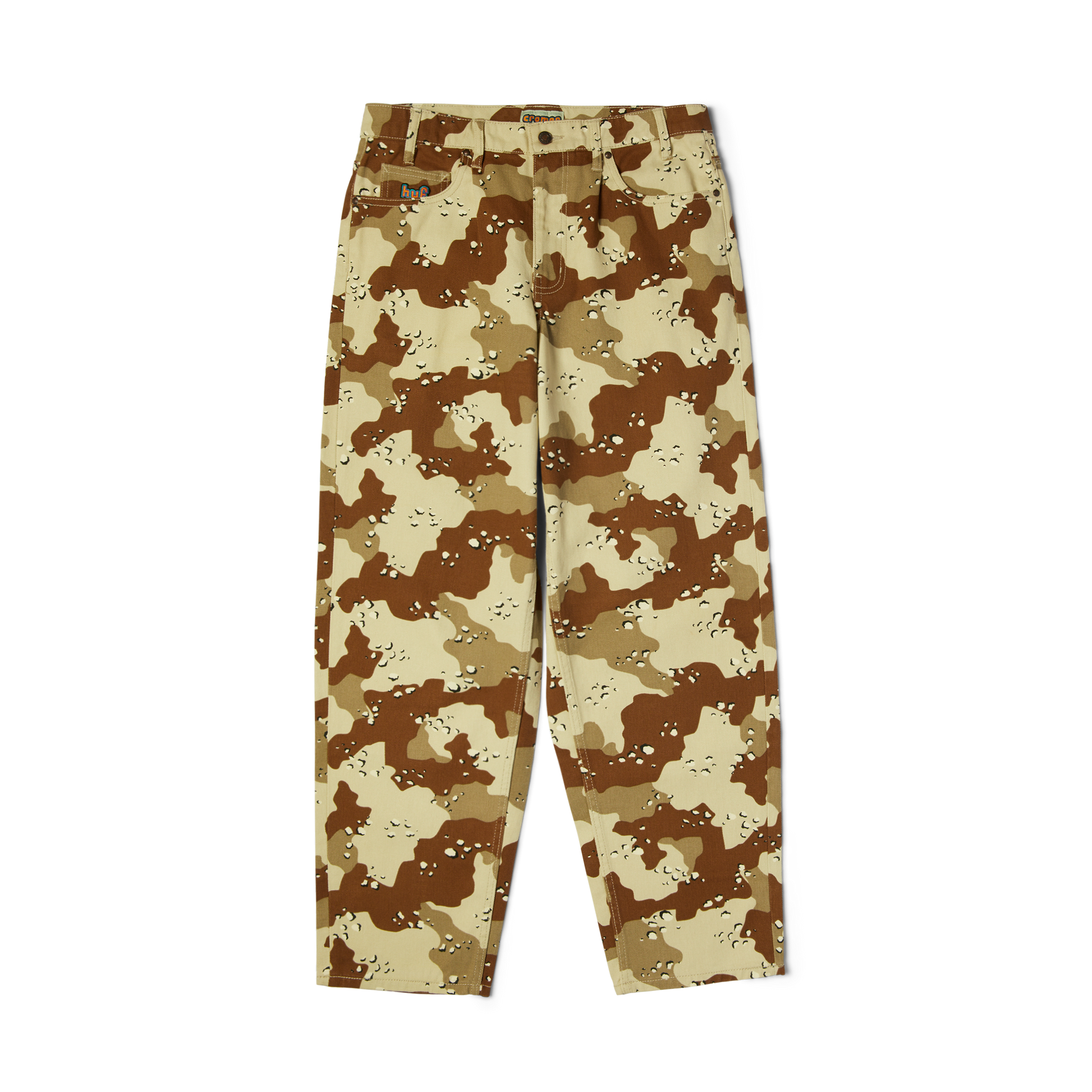 HUF Cromer Camo Pant Brown