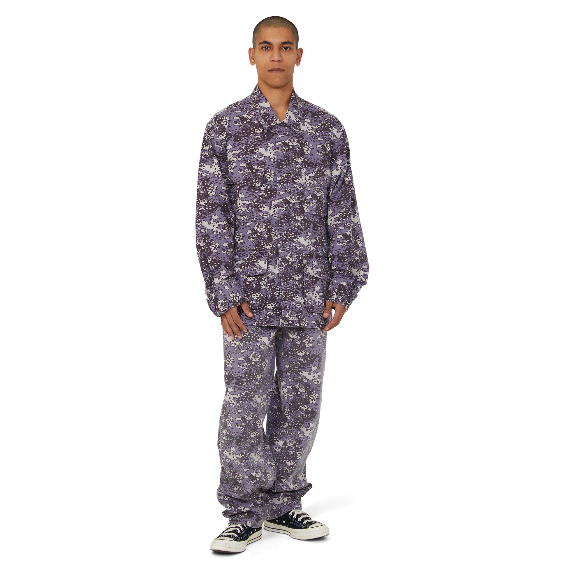 HUF Cromer Camo Pant Dust Purple