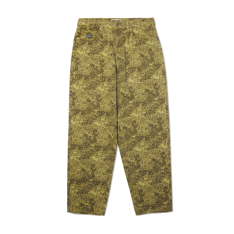 HUF Cromer Camo Pant Green