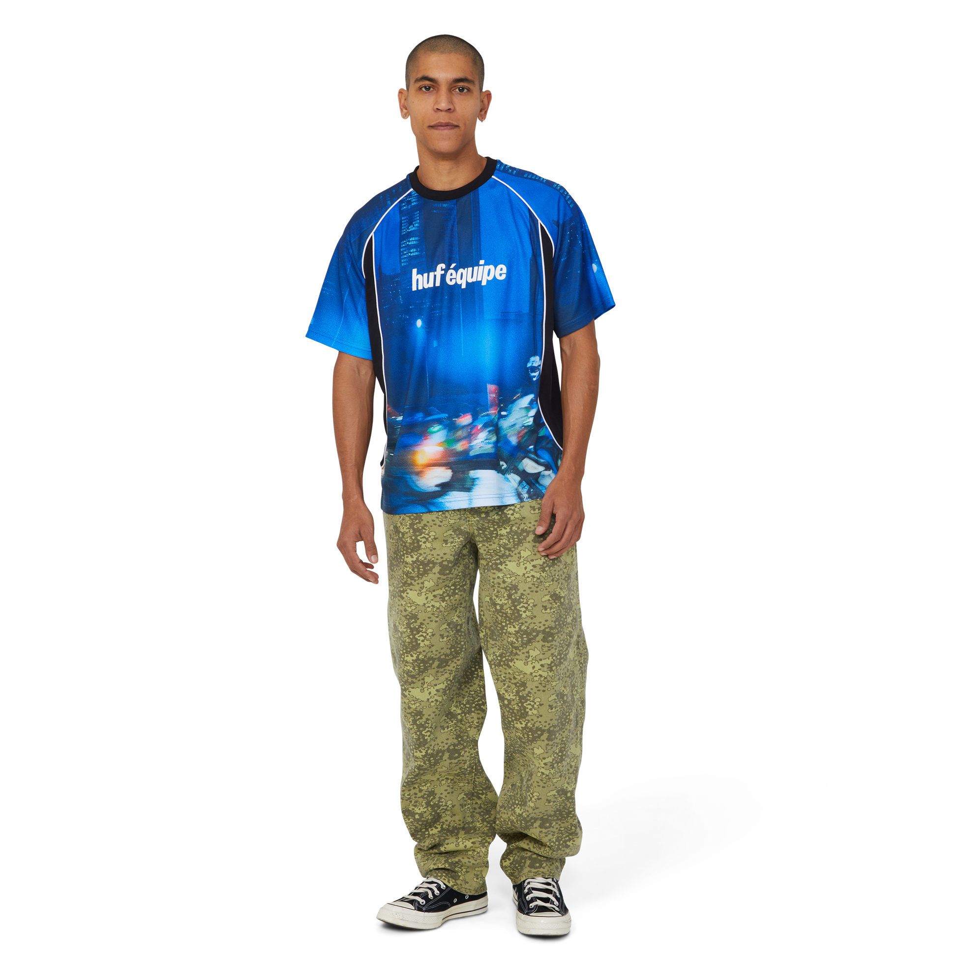 HUF Cromer Camo Pant Green