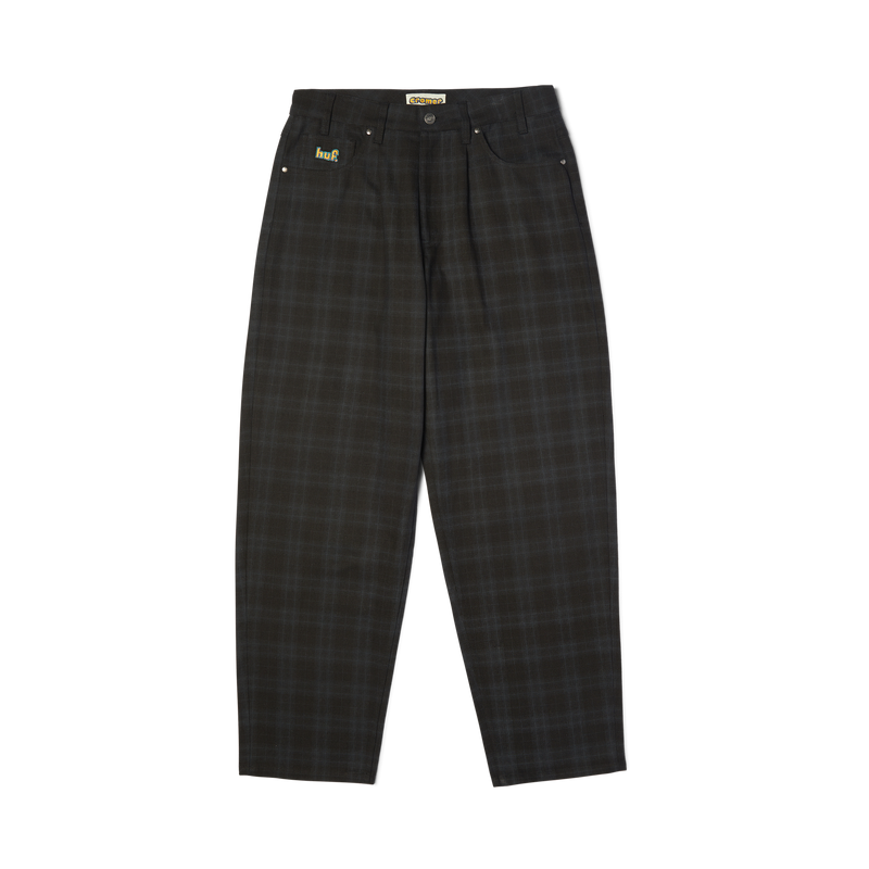 Huf Cromer Plaid Pant Black
