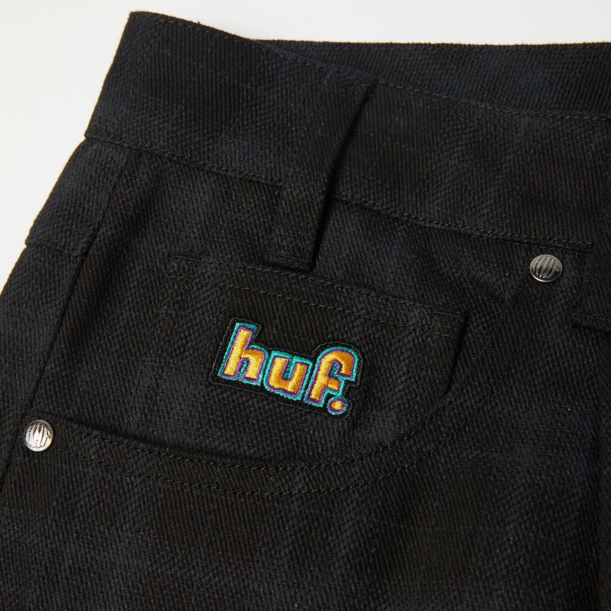 Huf Cromer Plaid Pant Black