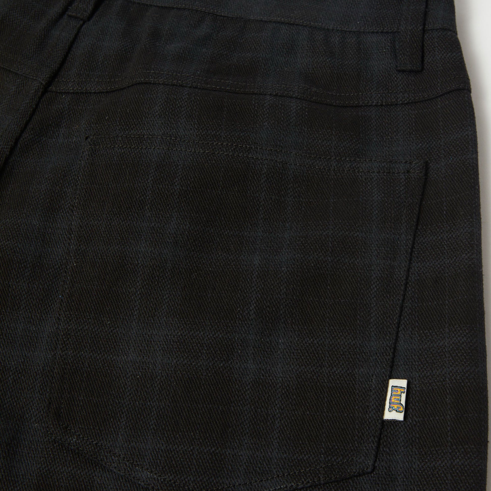 Huf Cromer Plaid Pant Black