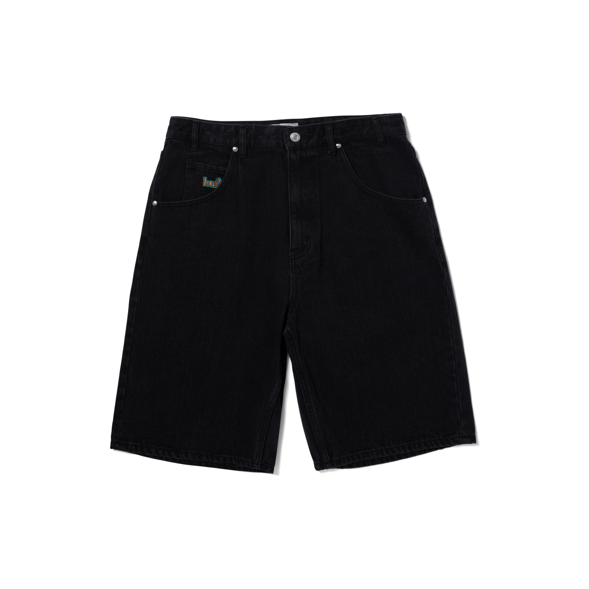 HUF Cromer Short Washed Black