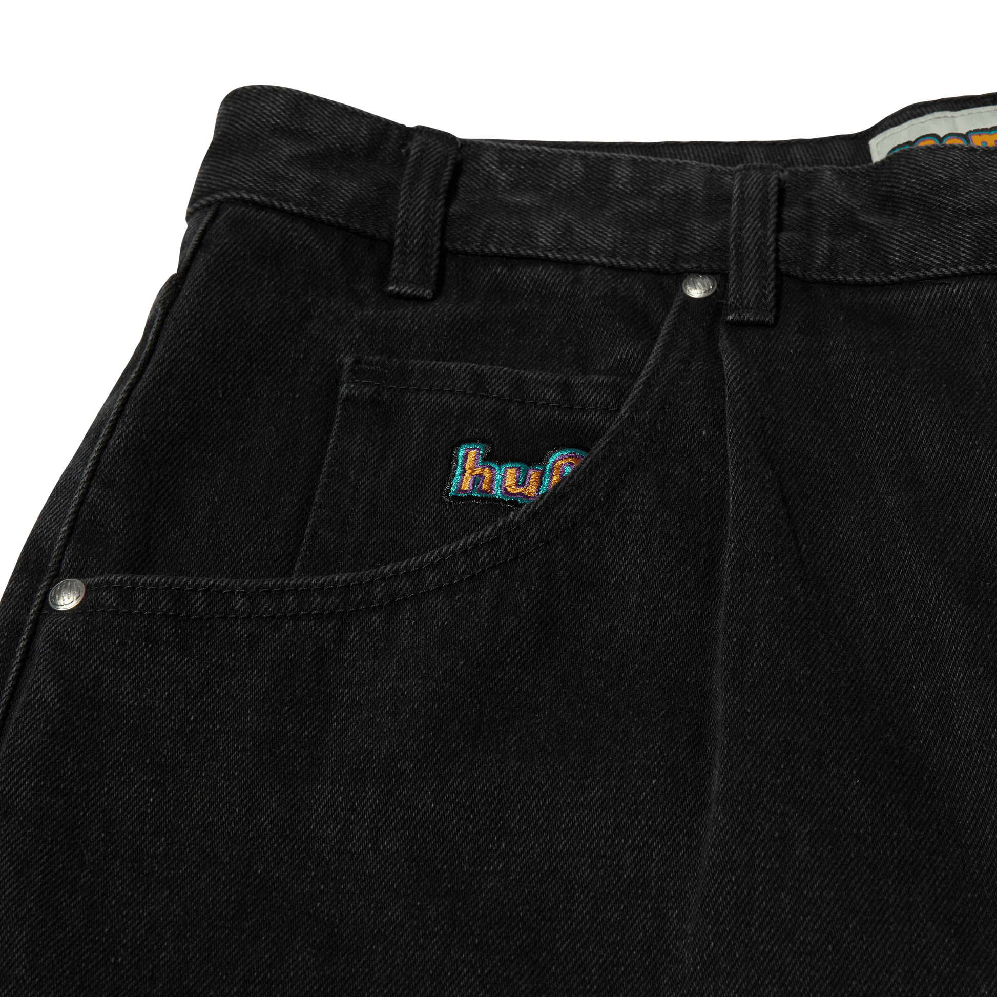 HUF Cromer Short Washed Black