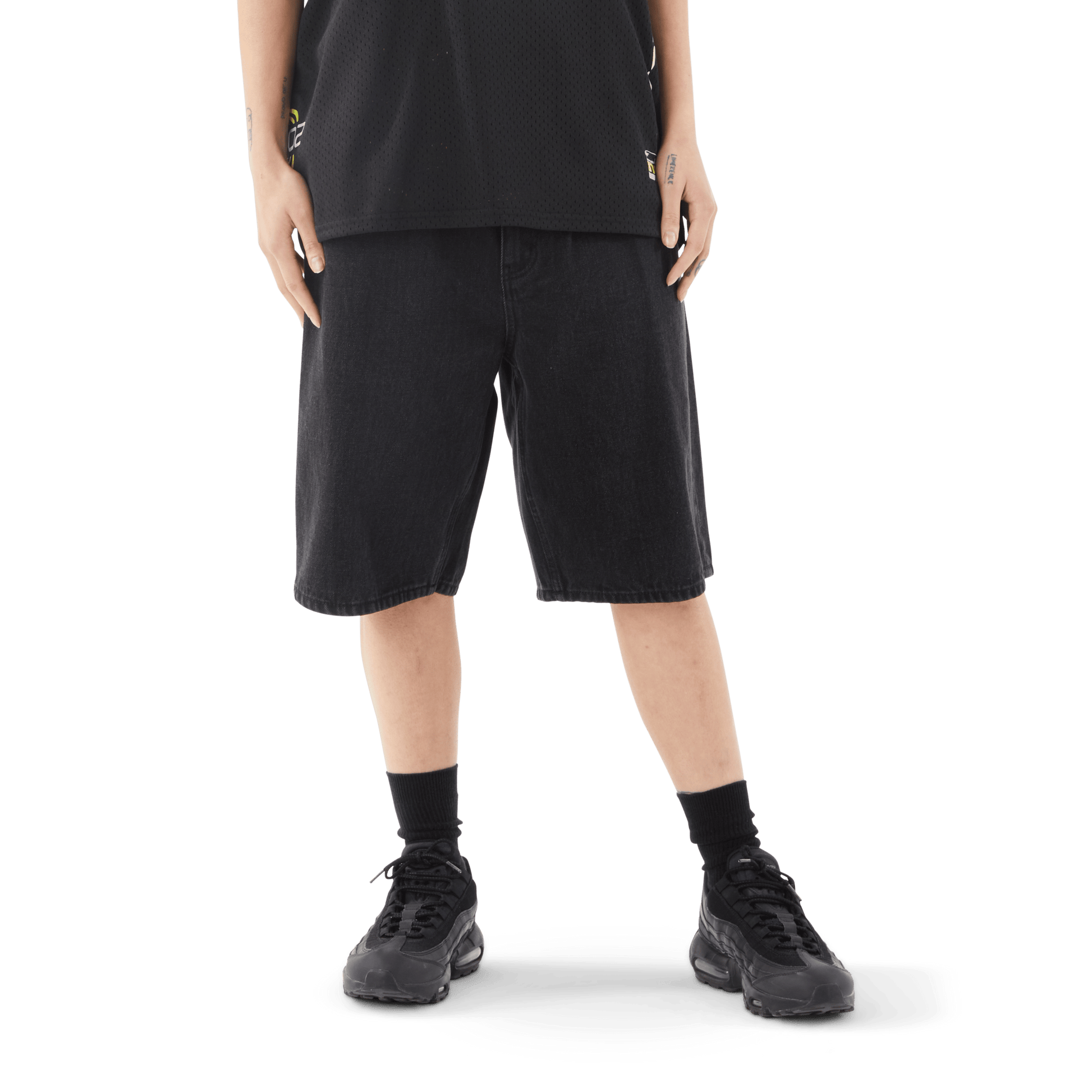 HUF Cromer Short Washed Black