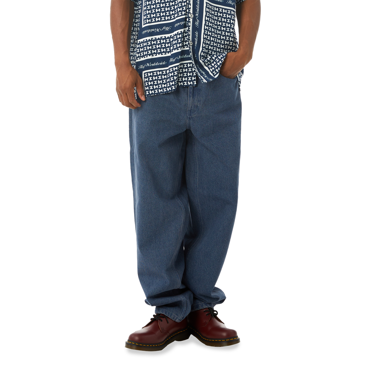 Huf Cromer Washed Pant Indigo Earth