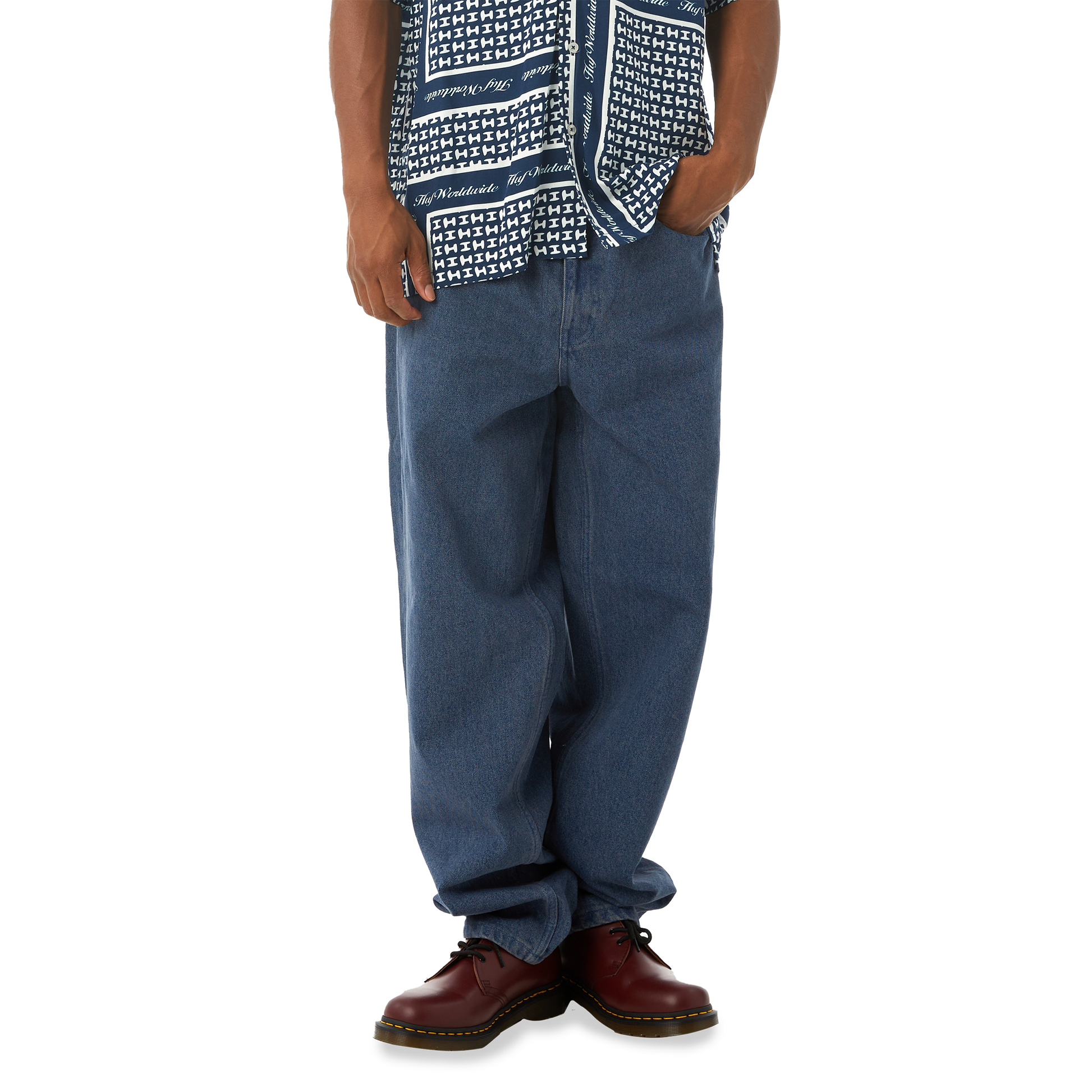 HUF Cromer Washed Pant Burnt Blue