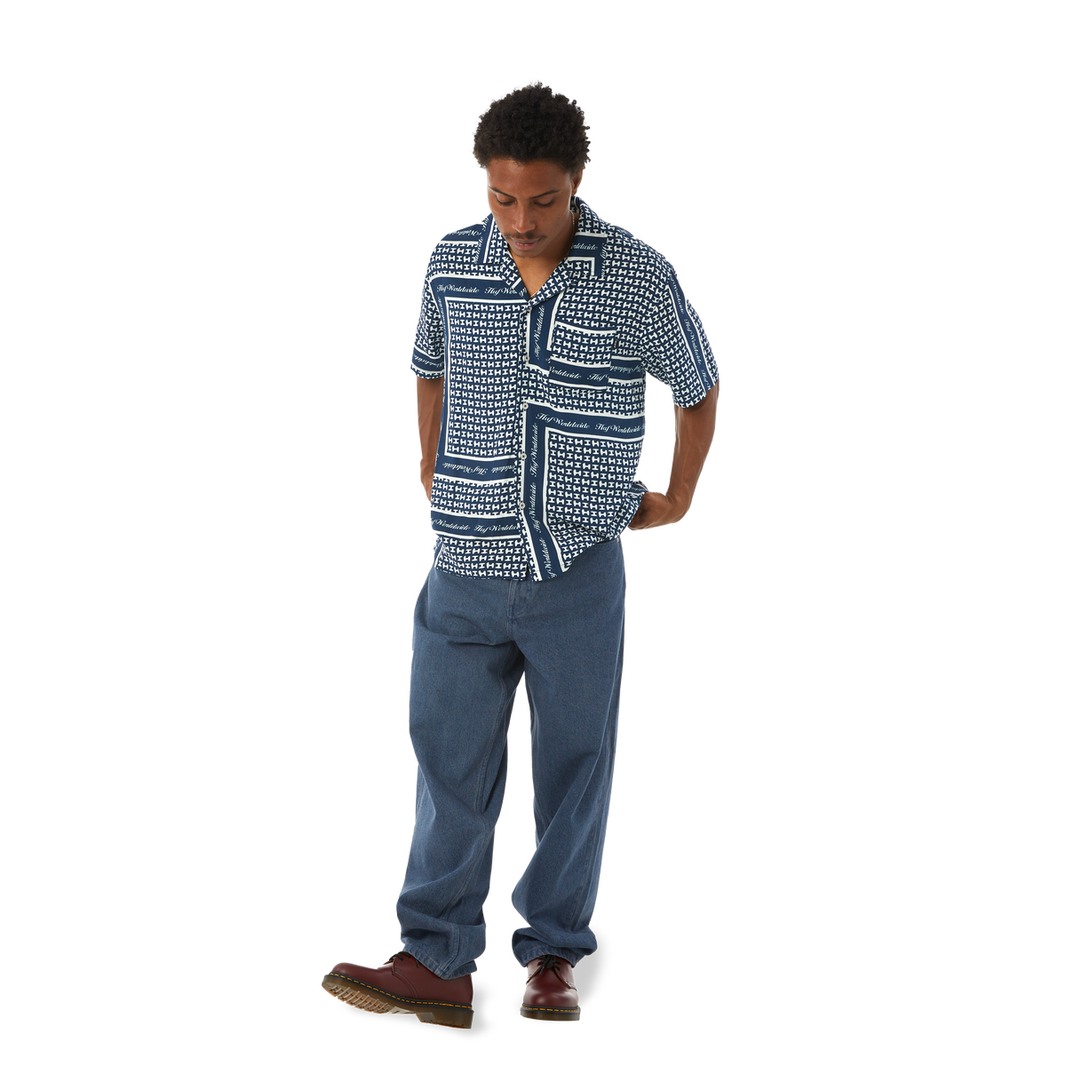 Huf Cromer Washed Pant Indigo Earth