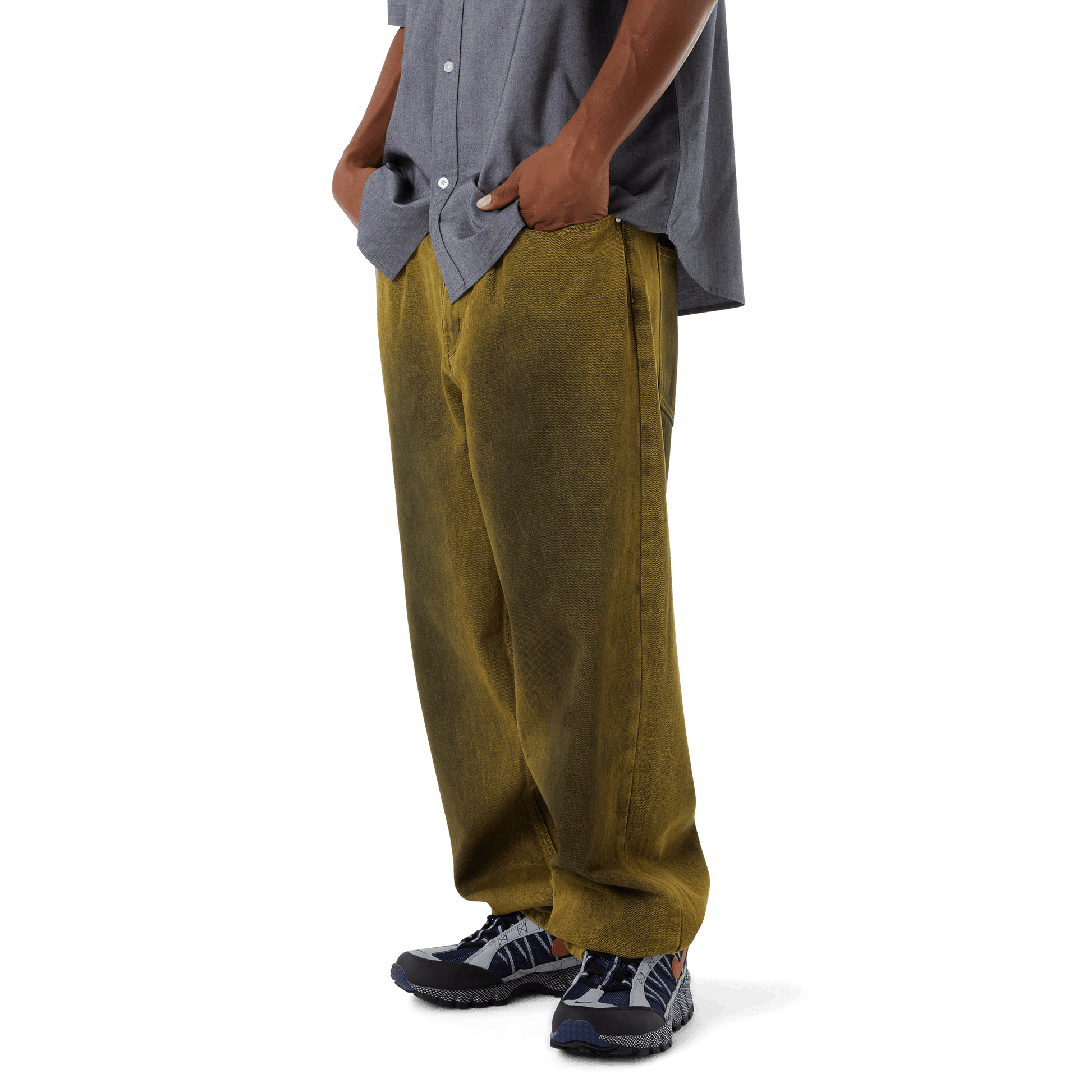 HUF Cromer Washed Pant Burnt Blue