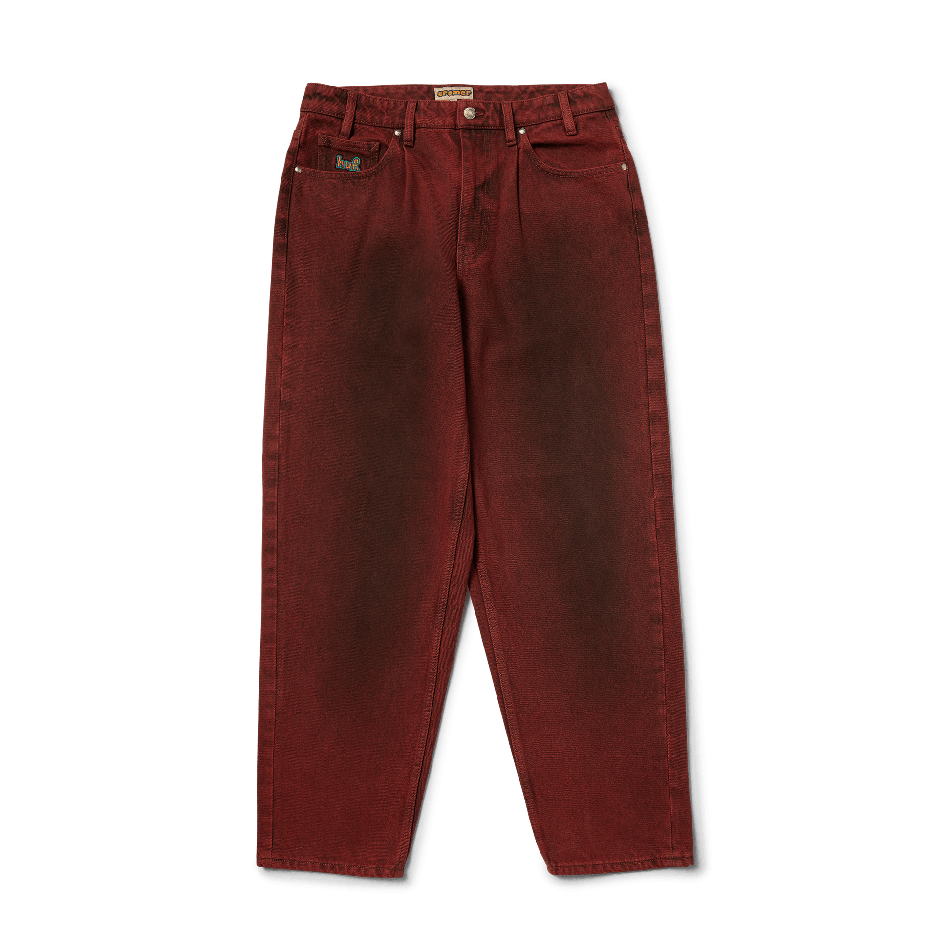HUF Cromer Washed Pant Lava Red