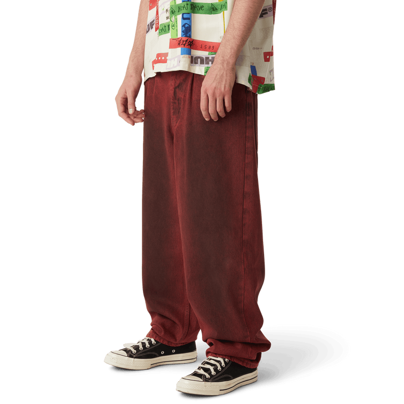 HUF Cromer Washed Pant Lava Red