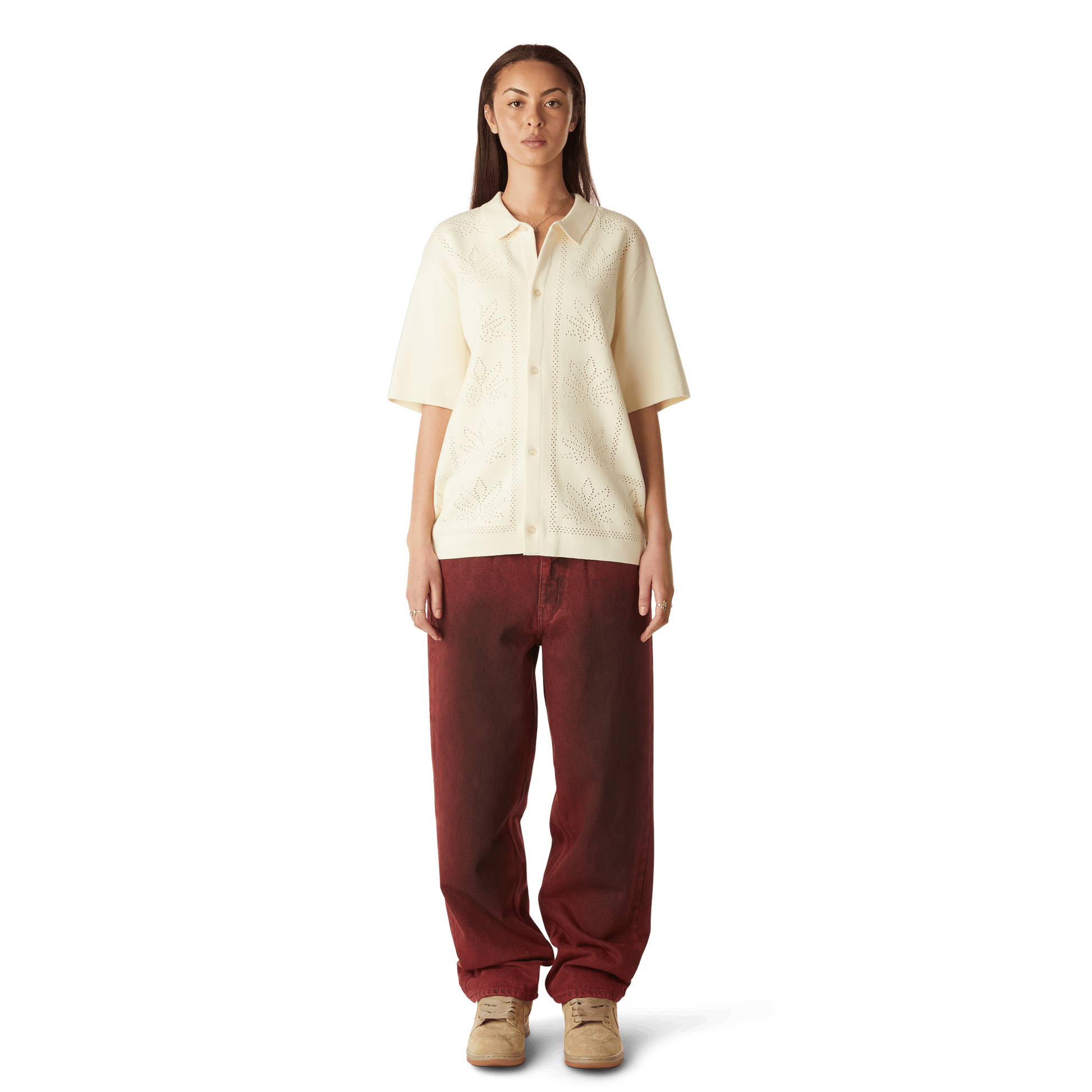 HUF Cromer Washed Pant Lava Red