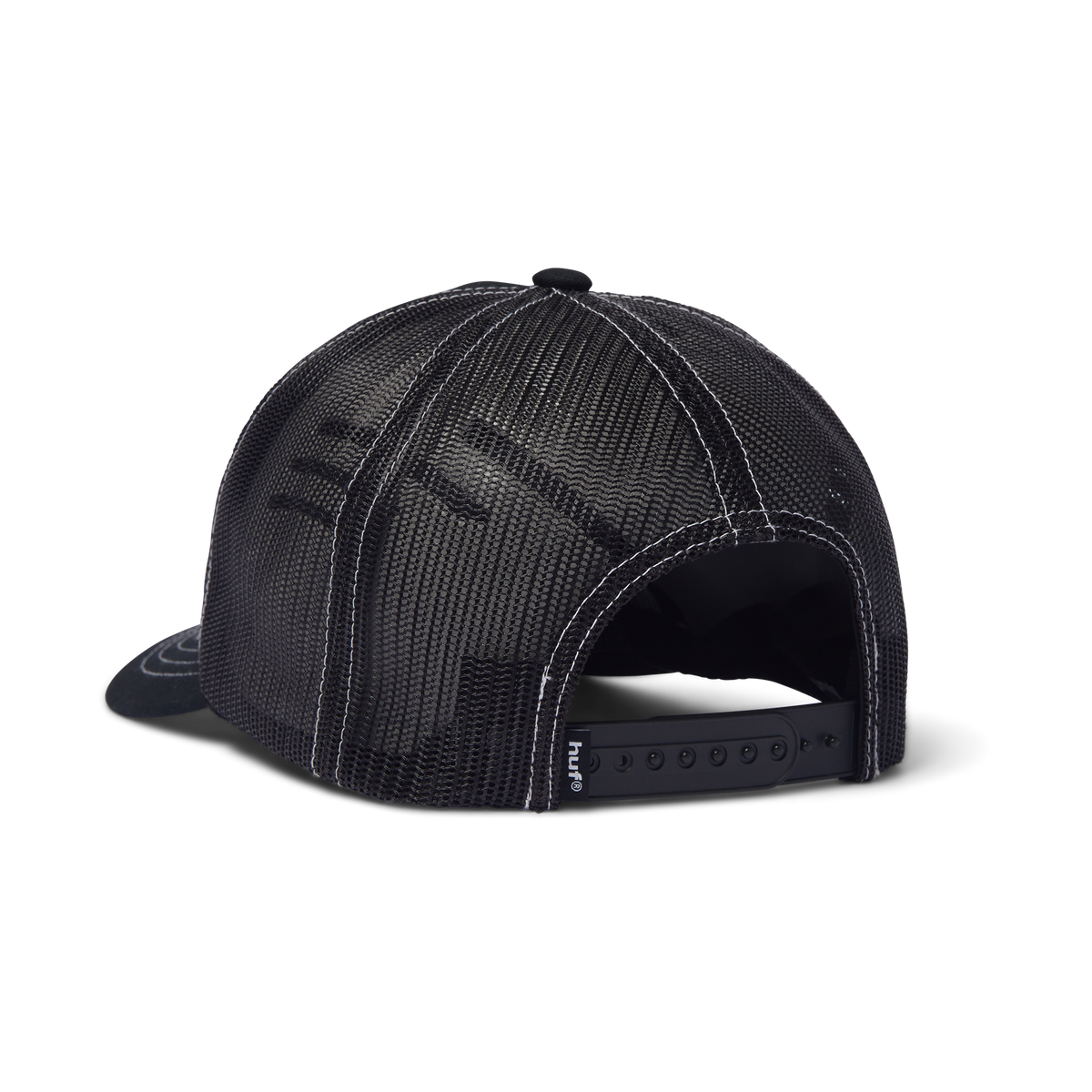 HUF Cross Trucker Hat Black