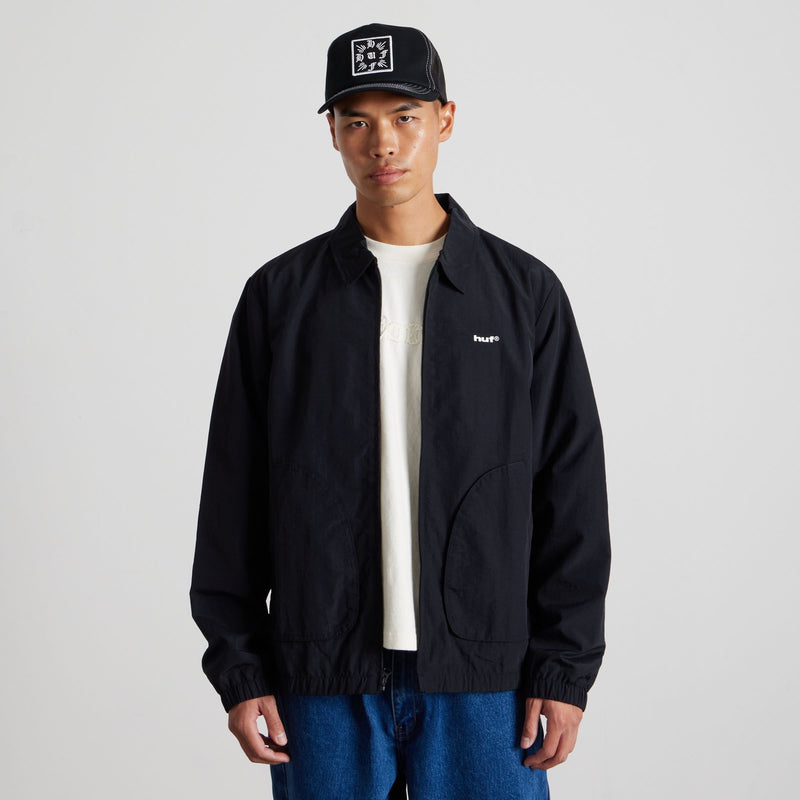 HUF Cross Trucker Hat Black