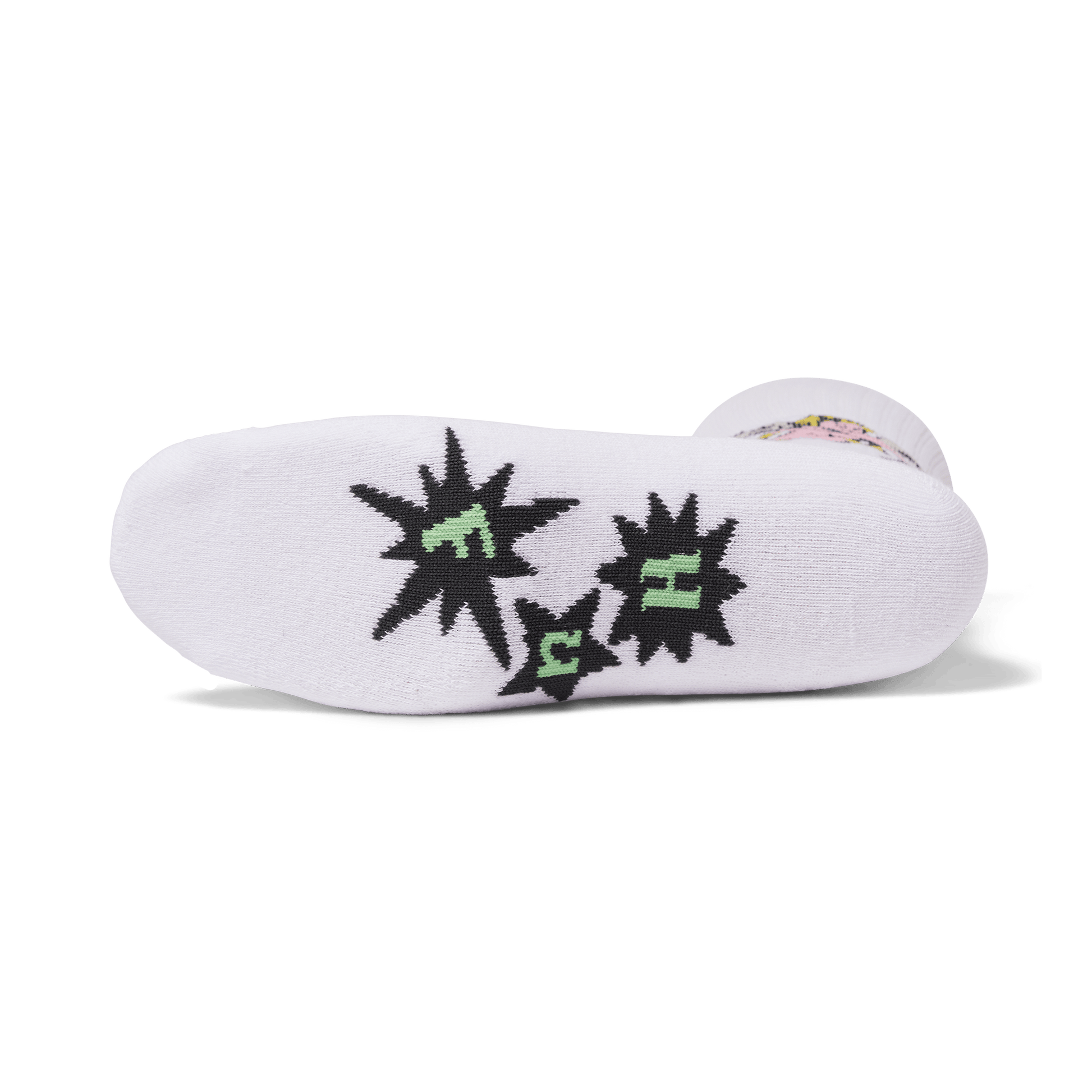 HUF Cupid Crew Sock White