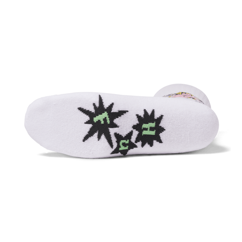 HUF Cupid Crew Sock White